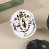 Bộ chuyển đổi phích cắm EU-US 16A 250V đa năng du lịch - hỗ trợ AU, UK, CN, KR, Hàn Quốc - 1 ổ cắm tường 2