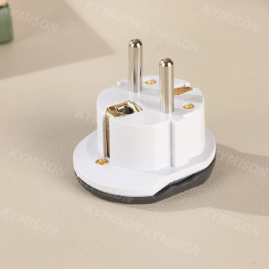 Bộ chuyển đổi phích cắm EU-US 16A 250V đa năng du lịch - hỗ trợ AU, UK, CN, KR, Hàn Quốc - 1 ổ cắm tường