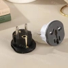 Bộ chuyển đổi phích cắm EU-US 16A 250V đa năng du lịch - hỗ trợ AU, UK, CN, KR, Hàn Quốc - 1 ổ cắm tường 6