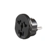 Bộ chuyển đổi phích cắm EU-US 16A 250V đa năng du lịch - hỗ trợ AU, UK, CN, KR, Hàn Quốc - 1 ổ cắm tường 8