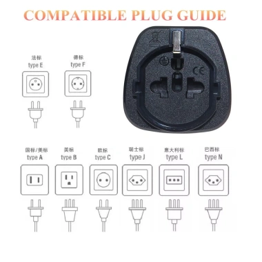 Bộ chuyển đổi phích cắm Thụy Sĩ Type J - US, Ý, Brazil, Schuko 3 Pin, ổ cắm tường quốc tế, giá 47.694₫
