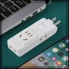 Bộ chuyển đổi phích cắm xoay 4 trong 1 Mỹ Ổ cắm điện di động treo tường, thích hợp du lịch, giá chỉ 68.310₫ 9