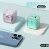 Bộ chuyển đổi sạc nhanh 30W đa cổng USB + Type‑C EU US UK, sạc du lịch iOS 15/16 4