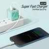 Bộ chuyển đổi sạc nhanh 30W đa cổng USB + Type‑C EU US UK, sạc du lịch iOS 15/16 5