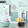 Bộ chuyển đổi sạc nhanh 30W đa cổng USB + Type‑C EU US UK, sạc du lịch iOS 15/16 7