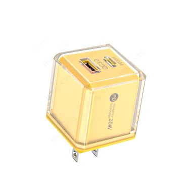 Bộ chuyển đổi sạc nhanh 30W đa cổng USB + Type‑C EU US UK, sạc du lịch iOS 15/16