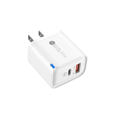 Bộ chuyển đổi sạc nhanh 65W cho điện thoại di động – USB 2 cổng + Type‑C có đèn