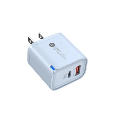 Bộ chuyển đổi sạc nhanh 65W cho điện thoại di động – USB 2 cổng + Type‑C có đèn