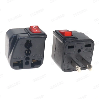 Bộ chuyển đổi Wonpro America - Đa năng cắm sang Mỹ 250V 10A, treo tường du lịch, giá ưu đãi 132.574 VND 6
