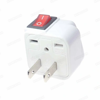 Bộ chuyển đổi Wonpro America - Đa năng cắm sang Mỹ 250V 10A, treo tường du lịch, giá ưu đãi 132.574 VND 10
