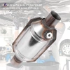 Bộ chuyển đổi xúc tác đa năng thép không gỉ ô tô Regharry - Đầu vào/Ổ cắm O2 + chắn nhiệt 53.004 4