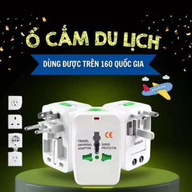 Bộ Chuyển Ở Cắm Đa Năng 8.604 - Chuyển Nguồn An Toàn, Tiện Dụng Khi Du Lịch 2