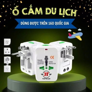 Bộ Chuyển Ở Cắm Đa Năng 8.604 - Chuyển Nguồn An Toàn, Tiện Dụng Khi Du Lịch 8