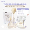 Bộ Cọ Bình Sữa Du Lịch 6in1 Jumysie - Rửa, Núm Ti, Ống Hút Silicon An Toàn cho Bé, Giá Ưu Đãi 225k