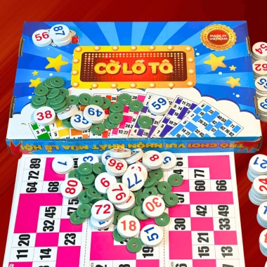Bộ Cờ Lô Tô Team Gia Đình Vui Nhộn - Board Game 16 Người, Giá Ưu Đãi 139.000đ, Tết