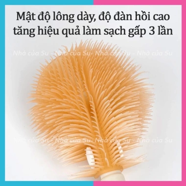 Bộ cọ rửa bình sữa silicon 6in1 kèm giá úp nhỏ gọn, tiện du lịch - NHÀ CỦA SU 5 Bộ cọ rửa bình sữa silicon 6in1 kèm giá úp nhỏ gọn, tiện du lịch - NHÀ CỦA SU 5
