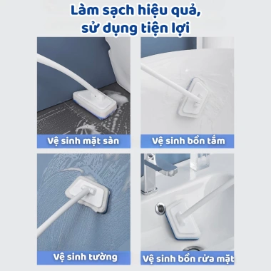 Bộ Cọ Vệ Sinh Nhà Tắm Dùng Một Lần, Bàn Chải Đầu Cọ Thay Thế, Giá 49.000 VNĐ 8