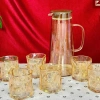 Bộ Cốc Bình Nước Thuỷ Tinh 1.500ml Chịu Nhiệt - Bàn Sang Trọng Phòng Khách Giá 110k 9