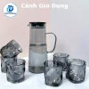 Bộ Cốc Bình Nước Thuỷ Tinh 1.500ml Chịu Nhiệt - Bàn Sang Trọng Phòng Khách Giá 110k 10