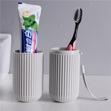 Bộ cốc đựng bàn chải kem đánh răng du lịch DN267 - Tiện lợi, nhiều màu, chỉ 14.5k