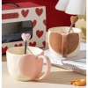 Bộ cốc tình yêu đôi 350ml ly sứ + thìa, hộp quà, quà Valentine Giá ưu đãi 116k 6