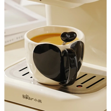 Bộ cốc tình yêu đôi 350ml ly sứ + thìa, hộp quà, quà Valentine Giá ưu đãi 116k 9