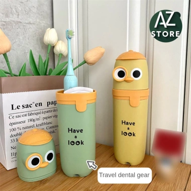 Bộ cốc vệ sinh cá nhân du lịch dễ thương, bàn chải đánh răng di động 46k AZ STORE