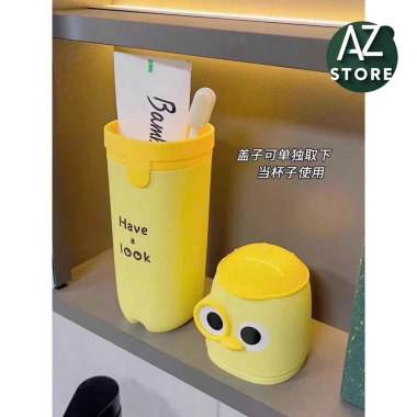 Bộ cốc vệ sinh cá nhân du lịch dễ thương, bàn chải đánh răng di động 46k AZ STORE