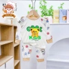 Bộ Dài Tay Bé Trai Gái Thun Tăm Lạnh Siêu Thoáng Mát Họa Tiết Hoạt Hình 6-16Kg Freeship Voucher 9