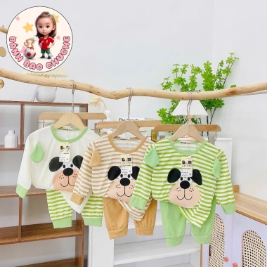 Bộ Dài Tay BH Kids Bé Gái Thun Tăm Lạnh Họa Tiết Dễ Thương Cute 6-16kg Dưới 3 tuổi Freeship 34.200₫ 2