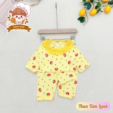 Bộ Dài Tay Thun Tăm Lạnh 6-16kg Siêu Thoáng Mát, Họa Tiết Hoạt Hình, Freeship 8