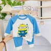 Bộ Dài Tay Thun Tăm Lạnh 6-16kg Siêu Thoáng Mát, Họa Tiết Hoạt Hình, Freeship 10