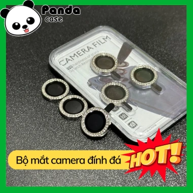 Bộ dán bảo vệ camera ĐÍNH ĐÁ sang chảnh cho iPhone 11‑14 – PandaCase giảm giá 20%