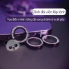 Bộ dán bảo vệ camera ĐÍNH ĐÁ sang chảnh cho iPhone 11‑14 – PandaCase giảm giá 20% 3