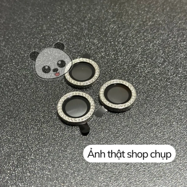 Bộ dán bảo vệ camera ĐÍNH ĐÁ sang chảnh cho iPhone 11‑14 – PandaCase giảm giá 20%