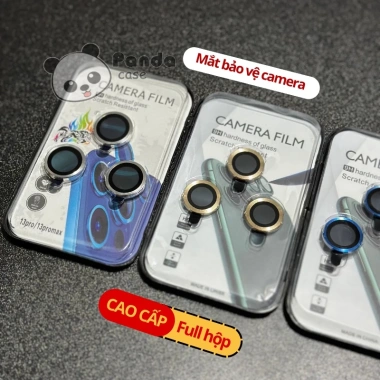 Bộ dán kim loại bảo vệ mắt camera iPhone 11‑17 Plus/Pro/Max, chống xước, chống lóa, giảm còn 22.000đ
