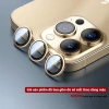Bộ dán kim loại bảo vệ mắt camera iPhone 11‑17 Plus/Pro/Max, chống xước, chống lóa, giảm còn 22.000đ 3