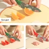 Bộ dao 3 món gọt hoa quả, thái thịt cá, kèm vỏ bọc lưỡi - Giá 34.999 VNĐ 3