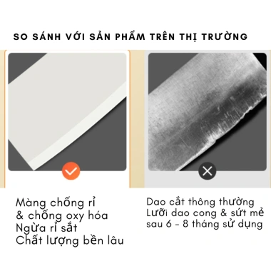 Bộ dao gọt hoa quả, dao bếp chống mài mòn, sắc nét, in hình mèo dễ thương – 35.000đ 2