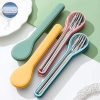 Bộ Dao Kéo 4 Mảnh Hộp Thép Không Gỉ Hàn Quốc – Dao, Nĩa, Thìa, Chopsticks Du Lịch Giá Ưu Đãi 66.440₫ 3