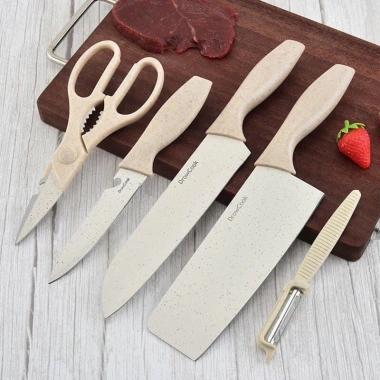 Bộ dao kéo nhà bếp lúa mạch cao cấp 7 món - Chuyên dụng, giảm giá 223.250₫ 2 Bộ dao kéo nhà bếp lúa mạch cao cấp 7 món - Chuyên dụng, giảm giá 223.250₫ 2
