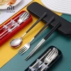Bộ dao kéo nĩa chop thỉa thép không gỉ 3 trong 1 có hộp dùng cho du lịch và cắm trại, giá ưu đãi 69.300₫ 7