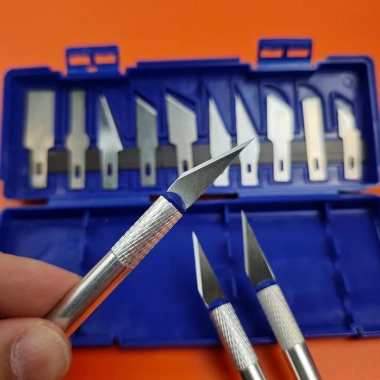 Bộ Dao Khắc Cắt Giấy Đa Năng Nhiều Đầu - Cạo Vỏ, Tỉa Cây, Khắc Gỗ - Chỉ 12.000đ