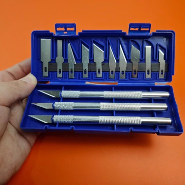 Bộ Dao Khắc Cắt Giấy Đa Năng Nhiều Đầu - Cạo Vỏ, Tỉa Cây, Khắc Gỗ - Chỉ 12.000đ