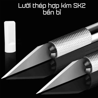 Bộ Dao Khắc Cắt Giấy Đa Năng Nhiều Đầu - Cạo Vỏ, Tỉa Cây, Khắc Gỗ - Chỉ 12.000đ