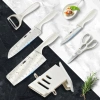 Bộ dao lúa thép không gỉ kháng khuẩn – dao ăn dặm bé, dao thái thịt, dao bếp cao cấp 215k 3
