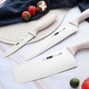 Bộ dao lúa thép không gỉ kháng khuẩn – dao ăn dặm bé, dao thái thịt, dao bếp cao cấp 215k 6