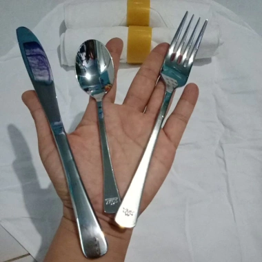 Bộ dao muỗng to, muỗng nhỏ, nĩa 4 món inox 304 cao cấp - Giá 37.800 VND 6