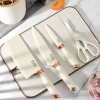 Bộ dao nhà bếp đa năng 8 món kèm kéo nạo muỗng và thớt kháng khuẩn, giá chỉ 374.400đ 2