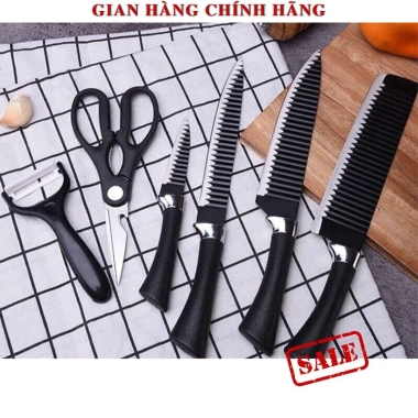 Bộ Dao Nhật 6 Món Asakh Cao Cấp - Đa Năng, Tiện Dụng, Giá Chỉ 95.000 VNĐ